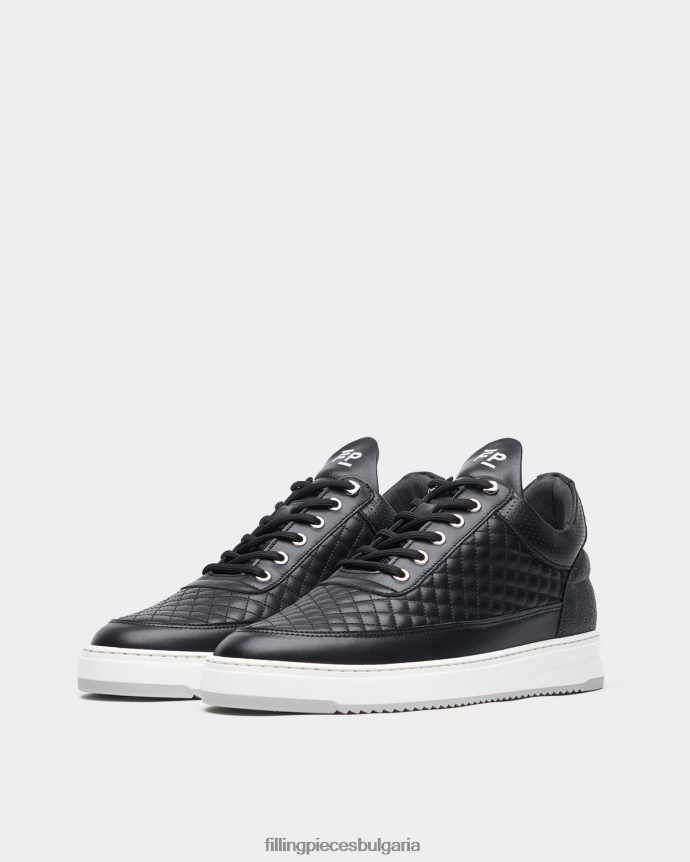 Filling Pieces 00686N59 мъже ниско горнище ватирано смолисточерен