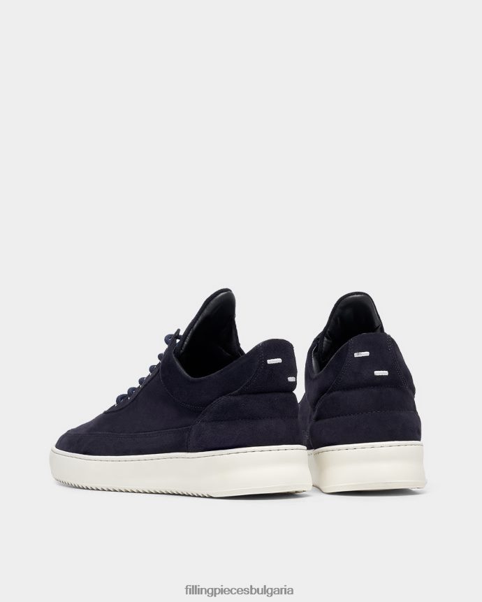Filling Pieces 00686N83 мъже нисък органичен велур военноморски флот