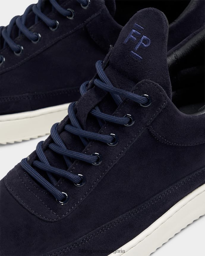 Filling Pieces 00686N83 мъже нисък органичен велур военноморски флот