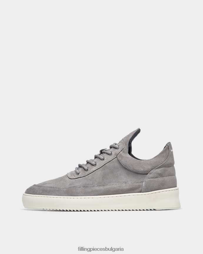 Filling Pieces 00686N84 мъже нисък органичен велур сиво