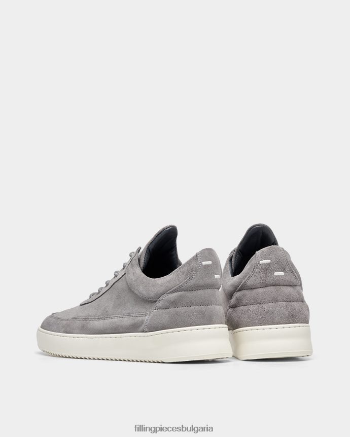 Filling Pieces 00686N84 мъже нисък органичен велур сиво