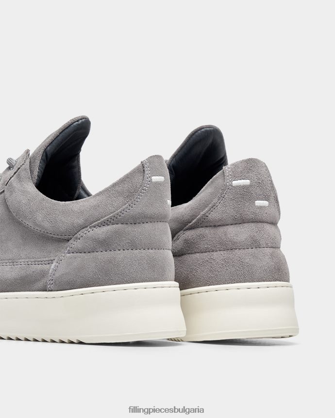 Filling Pieces 00686N84 мъже нисък органичен велур сиво