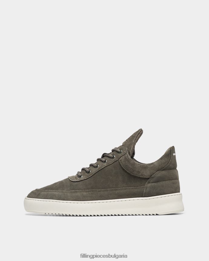 Filling Pieces 00686N86 мъже нисък органичен велур зелено