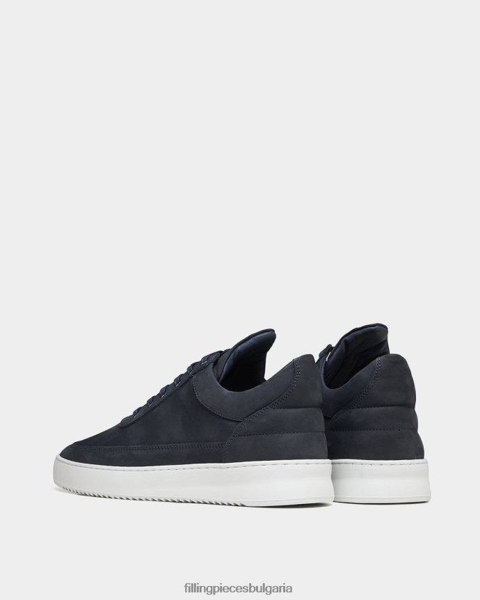 Filling Pieces 00686N93 унисекс нисък горен вълнообразен набук тъмносин